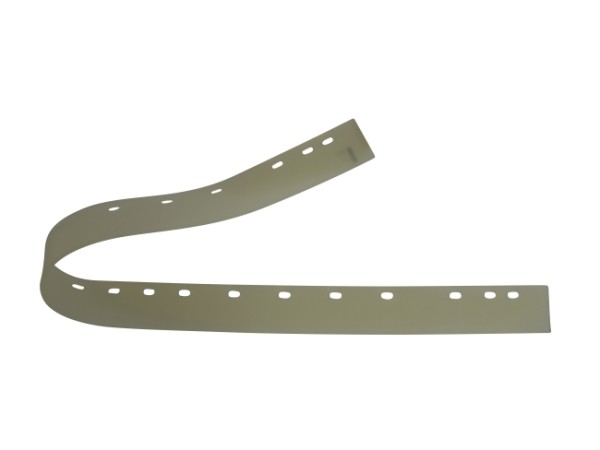 Sauglippe hinten, 690 x 38 x 3 mm, Polyurethan glatt klar