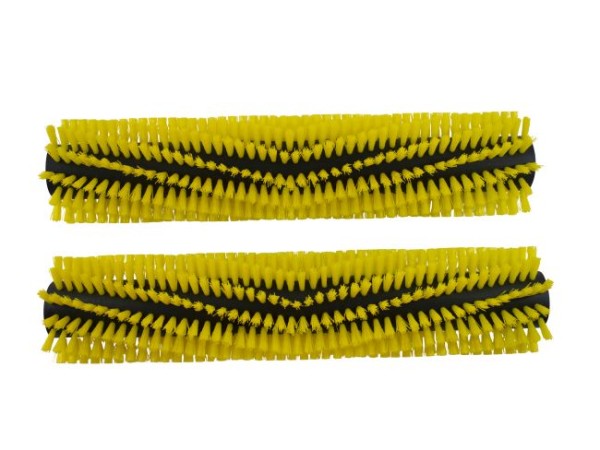 Bürstwalze/Walzenbürste - 678/150 mm/6+6R V-Besatz - PP (Polypropylen) 0,8 mm