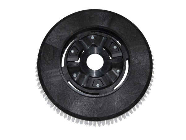 Schrubbbürste - Ø 355 / 380 mm - 15 ", Poly 0,6 mm / 0,3 mm weiß