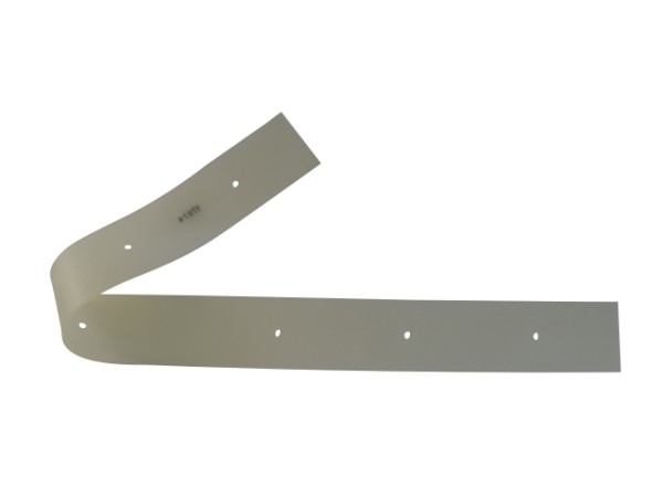 Sauglippe hinten für Saugfuß breit 1255 x 100 x 4 mm, PU transparent - Shore 50°