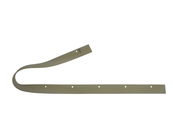 Sauglippe hinten, 1040 x 40 x 3 mm, Polyurethan glatt klar