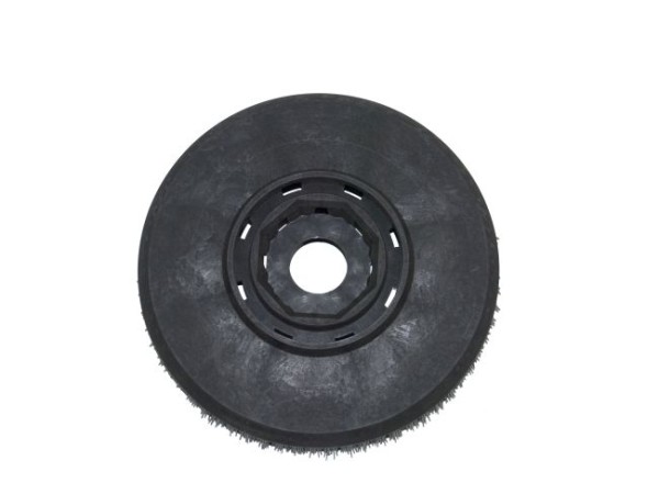 Schleifkorn-Tellerbürste – Ø 280 / 305 mm - 12 ", Nylon-Grit 1,2 mm grau K120