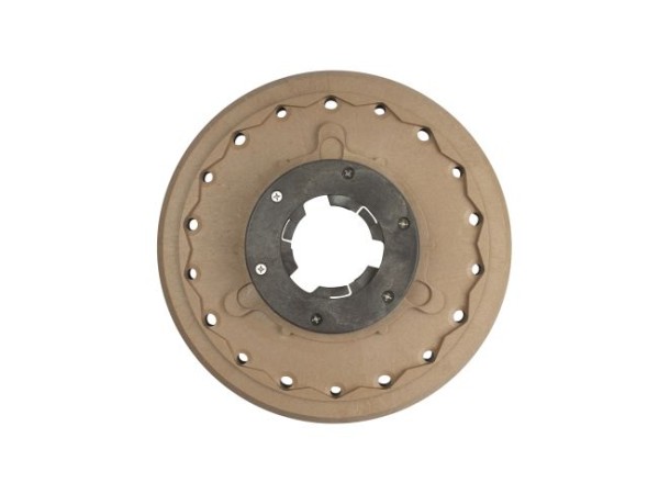 Schrubbbürste - Ø 380 / 410 mm - 16 ", Poly 0,45 mm glatt weiß