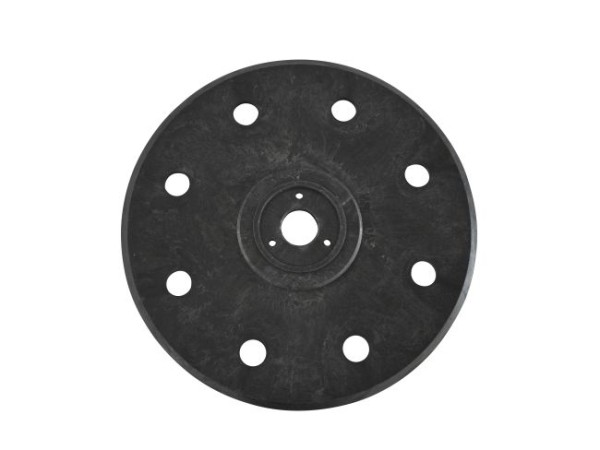 Schrubbbürste - Ø 430 / 460 mm - 18 ", Poly 0,6 mm glatt weiß