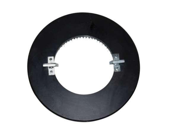 Tellerbürste - Ø 450 / 475 mm - 19 ", Poly 1,0 mm glatt schwarz