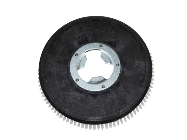 Schrubbbürste – Ø 365 / 390 mm - 15 ", Poly 0,45 mm glatt weiß