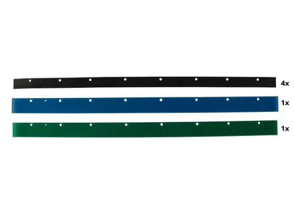 Sauglippensatz, 690 mm (Satz 2x Sauglippen + 4x Stützleisten)