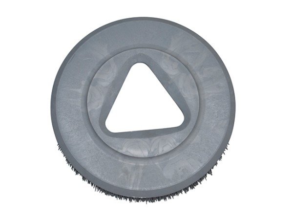 Schleifkorn-Tellerbürste - Ø 290 / 315 mm - 12 ", Nylon-Grit 0,9 mm grau K180