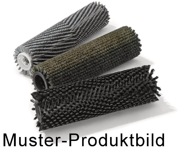 Bürstwalze/Walzenbürste - 700 mm / 110 mm, mit Lager