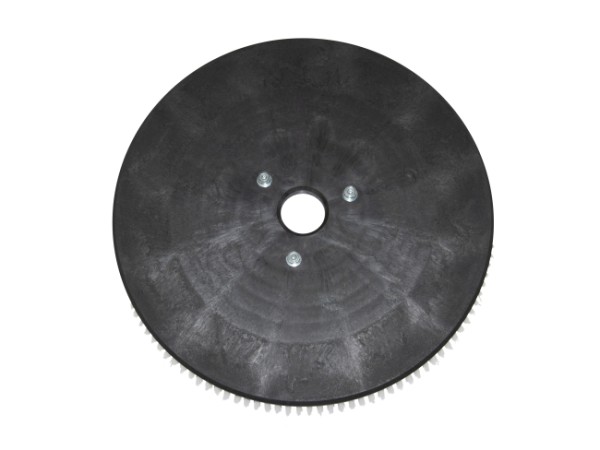Schrubbbürste – Ø 490 / 510 mm - 20 ", Poly 0,6 mm glatt weiß