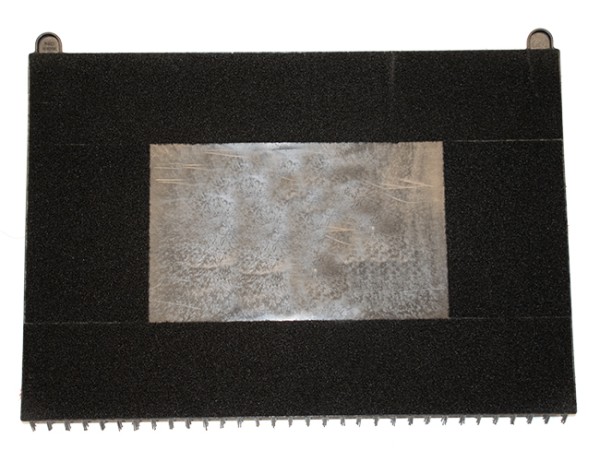 Sonic Scrub Bürste 510 / 356 mm rechteckig, Poly 0,8 glatt rot und schwarz