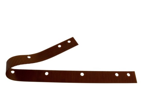 Sauglippe hinten, 785 x 46 x 3 mm, Polyurethan braun