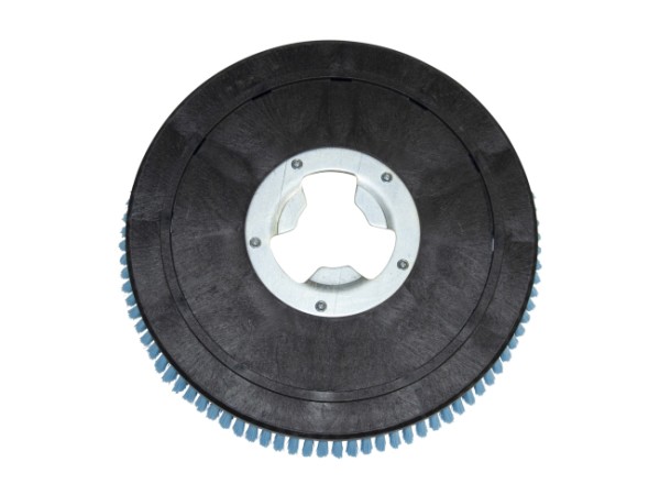 Shampoonierbürste - Ø 380 / 410 mm - 16 ", Poly 0,3 mm glatt blau