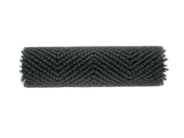 Bürstwalze/Walzenbürste 320 / 96 mm / mit Lager, Nylon-Grit 0,6 mm grau K320