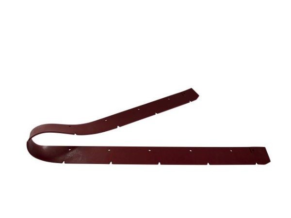 Sauglippe vorne 1435 x 65 x 5 mm, Paragummi rot - Shore 40°