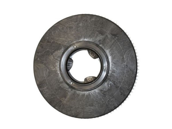 Schrubbbürste - Ø 505 / 530 mm - 21 ", Poly 0,75 mm glatt weiß